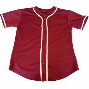 Vintage Pro USA Burgundy Baseball Jersey - Adult Size L - Halloween Costume